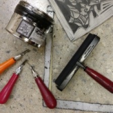 Linoleum carving tools