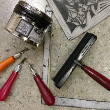 Linoleum carving tools